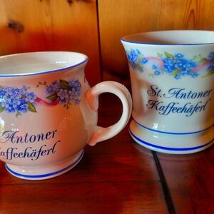 2 St. Anton Coffee Mugs